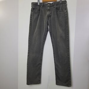 AG Adriano Goldschmied Nomad Gray Pants Men’s 34 Tailored Casual Stretch Chino
